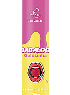 Bala Líquida Gulosinha Sabor Babaloo15g Infinity Sex