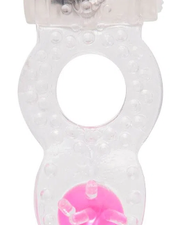 ANEL PENIANO COM VIBRADOR E PÉROLA ESTIMULADORA VIP MIX